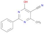 4-Hydroxy-6-methyl-2-phenylpyrimidine-5-carbonitrile