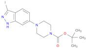 Tert-Butyl 4-(3-iodo-1H-indazol-6-yl)piperazine-1-carboxylate