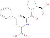 (S)-1-((S)-2-(((S)-1-Carboxy-3-phenylpropyl)amino)propanoyl)pyrrolidine-2-carboxylic acid