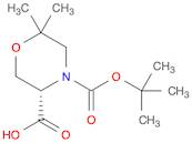 (S)-4-(tert-Butoxycarbonyl)-6,6-dimethylmorpholine-3-carboxylic acid