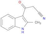 3-(2-Methyl-1H-indol-3-yl)-3-oxopropanenitrile