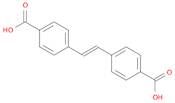 Benzoic acid, 4,4'-(1E)-1,2-ethenediylbis-