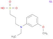 1-Propanesulfonic acid,3-[ethyl(3-methoxyphenyl)amino]-, sodium salt (1:1)