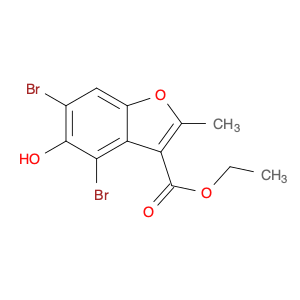 Ethyl 4,6-dibromo-5-hydroxy-2-methylbenzofuran-3-carboxylate