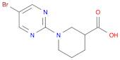 1-(5-Bromopyrimidin-2-yl)piperidine-3-carboxylic acid