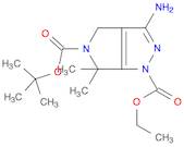 5-tert-butyl 1-ethyl 3-amino-6,6-dimethylpyrrolo[3,4-c]pyrazole-1,5(4H,6H)-dicarboxylate