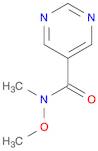 N-Methoxy-N-methylpyrimidine-5-carboxamide
