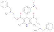 3,5-Pyridinedicarboxylicacid, 1,4-dihydro-2,6-dimethyl-4-(3-nitrophenyl)-,3,5-bis[2-[methyl(phenylmethyl)amino]ethyl] ester