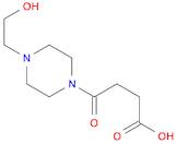 1-Piperazinebutanoicacid, 4-(2-hydroxyethyl)-g-oxo-