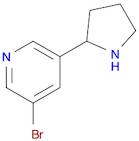 3-Bromo-5-(2-pyrrolidinyl)pyridine