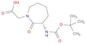 1H-Azepine-1-aceticacid, 3-[[(1,1-dimethylethoxy)carbonyl]amino]hexahydro-2-oxo-, (3S)-