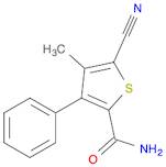 2-Thiophenecarboxamide,5-cyano-4-methyl-3-phenyl-