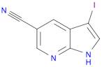 3-Iodo-1H-pyrrolo[2,3-b]pyridine-5-carbonitrile