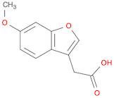 2-(6-Methoxybenzofuran-3-yl)acetic acid