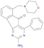 2-Amino-6-(morpholinomethyl)-4-phenyl-5H-indeno[1,2-d]pyrimidin-5-one