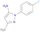 1-(4-Fluorophenyl)-3-methyl-1H-pyrazol-5-amine