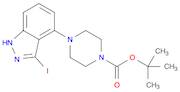 1-Boc-4-(3-Iodo-1H-indazol-4-yl)piperazine