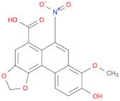 Phenanthro[3,4-d]-1,3-dioxole-5-carboxylicacid, 9-hydroxy-8-methoxy-6-nitro-