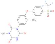 1-methyl-3-{3-methyl-4-[4-(trifluoromethylsulfonyl)phenoxy]phenyl}-1,3,5-triazine-2,4,6(1h,3h,5h)-trione