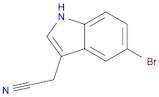 1H-Indole-3-acetonitrile, 5-bromo-