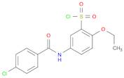 5-(4-Chlorobenzamido)-2-ethoxybenzene-1-sulfonyl chloride