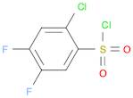 2-Chloro-4,5-difluorobenzene-1-sulfonyl chloride