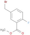 Benzoic acid, 5-(bromomethyl)-2-fluoro-, methyl ester