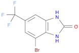 2H-Benzimidazol-2-one, 4-bromo-1,3-dihydro-6-(trifluoromethyl)-