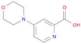 2-Pyridinecarboxylicacid, 4-(4-morpholinyl)-