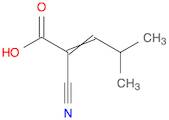 2-Pentenoic acid,2-cyano-4-methyl-