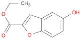 2-Benzofurancarboxylic acid, 5-hydroxy-, ethyl ester