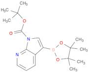 tert-Butyl 3-(4,4,5,5-tetramethyl-1,3,2-dioxaborolan-2-yl)-1H-pyrrolo[2,3-b]pyridine-1-carboxylate
