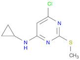 6-Chloro-4-(N-cyclopropylamino)-2-(methylthio)pyrimidine