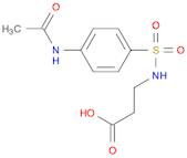 3-(4-Acetamidophenylsulfonamido)propanoic acid