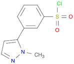 3-(1-Methyl-1H-pyrazol-5-yl)benzene-1-sulfonyl chloride
