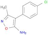 4-(4-CHLOROPHENYL)-3-METHYL-5-ISOXAZOLAMINE