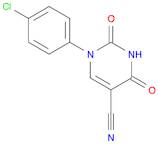 1-(4-Chlorophenyl)-2,4-dioxo-1,2,3,4-tetrahydropyrimidine-5-carbonitrile