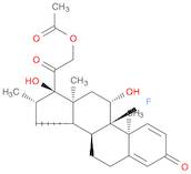 (11b,16a)-9-fluoro-11,17,21-trihydroxy-16-methylpregna-1,4-diene-3,20-dione 21-acetate