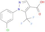 1-(3-Chlorophenyl)-5-(trifluoromethyl)-1H-pyrazole-4-carboxylic acid