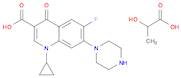 1-Cyclopropyl-6-fluoro-4-oxo-7-(piperazin-1-yl)-1,4-dihydroquinoline-3-carboxylic acid compound with 2-hydroxypropanoic acid (1:1)