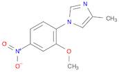 1-(2-Methoxy-4-nitrophenyl)-4-methyl-1H-imidazole
