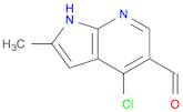 4-Chloro-2-methyl-1H-pyrrolo[2,3-b]pyridine-5-carbaldehyde