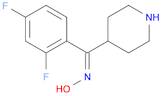 (Z)-(2,4-Difluorophenyl)(piperidin-4-yl)methanone oxime