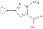 3-Cyclopropyl-1-methyl-1H-pyrazole-5-carboxylic acid