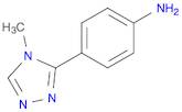 Benzenamine,4-(4-methyl-4H-1,2,4-triazol-3-yl)-