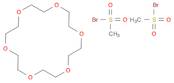 methanesulfonyl bromide- 1,4,7,10,13,16-hexaoxacyclooctadecane(2:1)