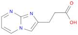 3-Imidazo[1,2-a]pyrimidin-2-ylpropanoic acid