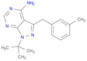 4-AMINO-1-TERT-BUTYL-3-(3-METHYLBENZYL)PYRAZOLO[3,4-D]PYRIMIDINE