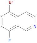 5-Bromo-8-fluoroisoquinoline