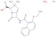 6-(2-ethoxy-1-naphthamido)penicillin